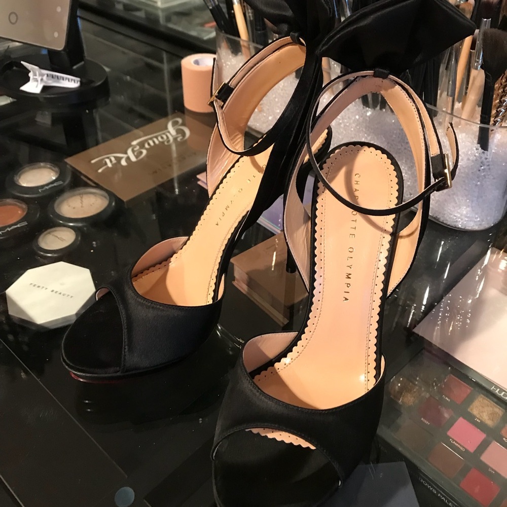 Charlotte Olympia NEW bow sandal heels